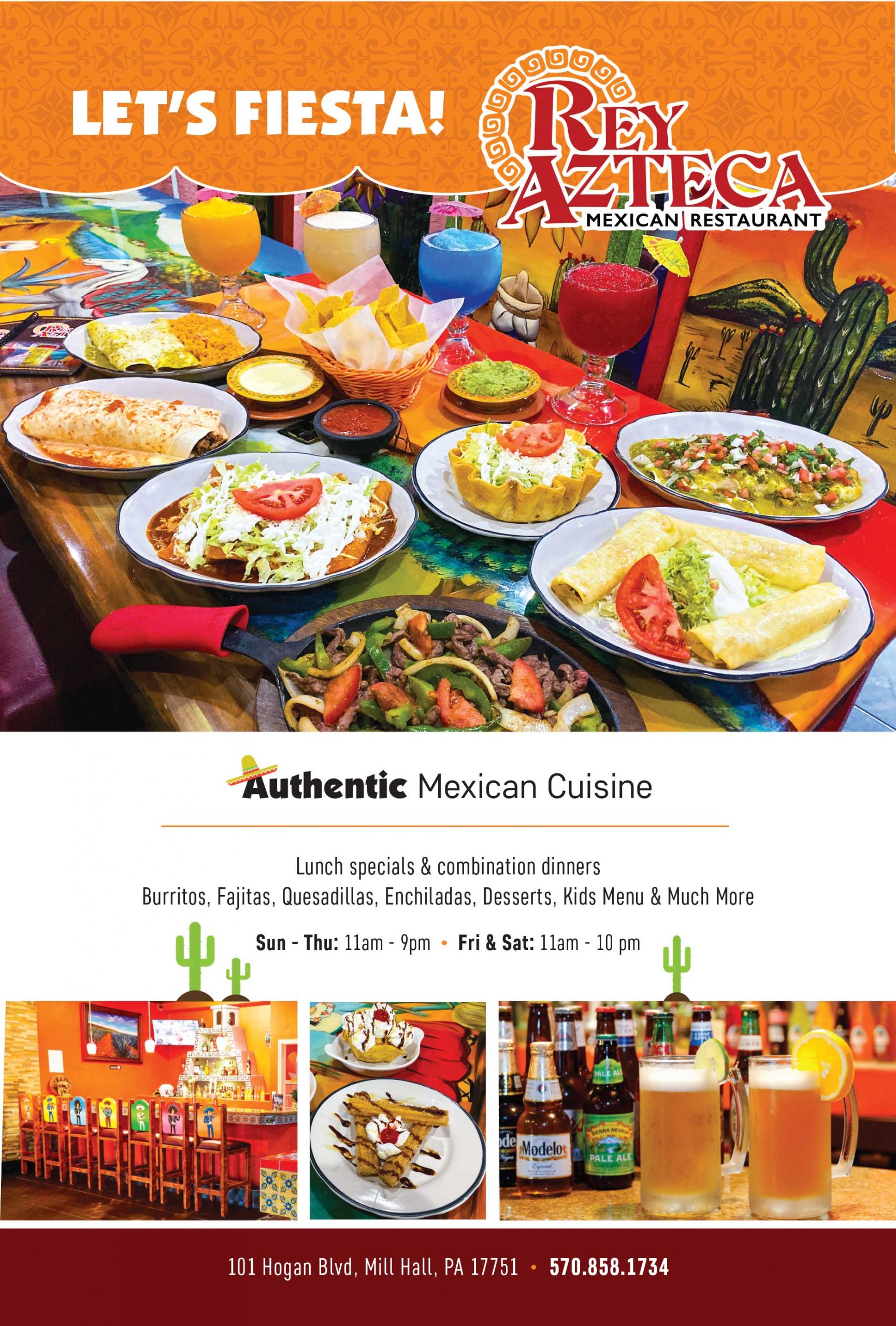Rey Azteca Mexican Restaurant Rey Azteca Mexican Restaurant