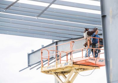 LCSI steel erection, Chambersburg