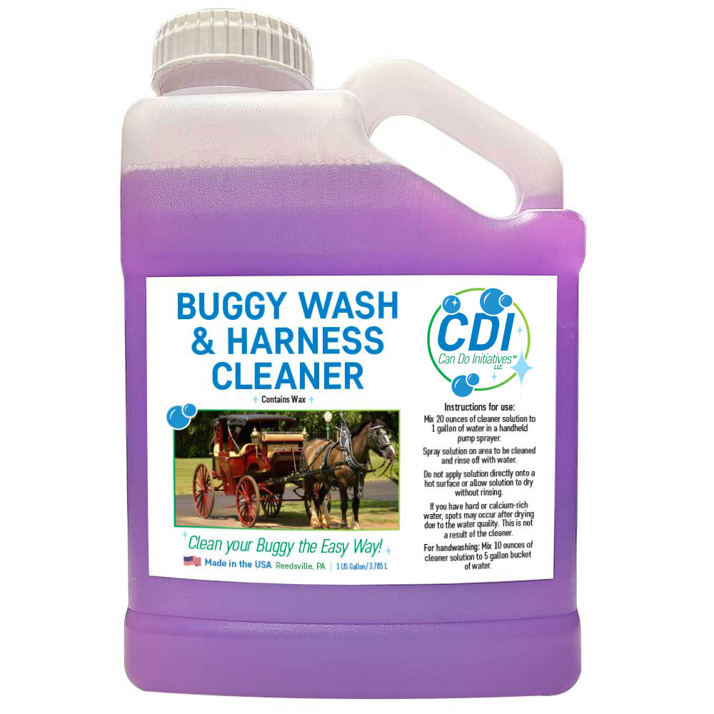 Can Do Initiatives | Buggy Wash & Harness Cleaner | 1 Gallon Jug Label