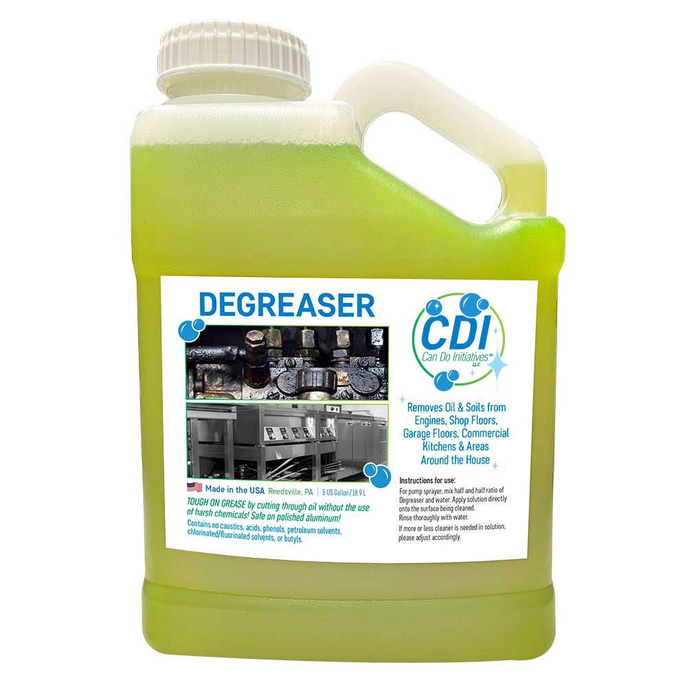 Can Do Initiatives | Degreaser | 1 Gallon Jug Label