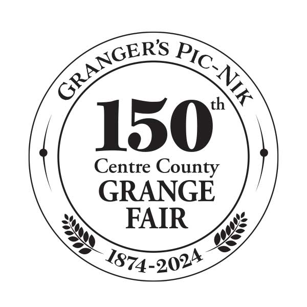Centre County Grange Fair 150th Circle Logo